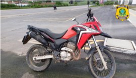 PRF/AL recupera moto adulterada em União dos Palmares