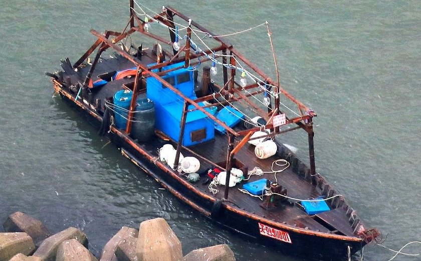 Número de naufrágios de pescadores norte-coreanos em águas japonesas aumenta