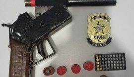 Suspeito de latrocínio em sítio de Arapiraca resiste à prisão e é atingido com dois tiros