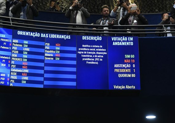 Senado aprova texto-base da reforma da Previdência em segundo turno