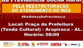 Fetag e sindicatos realizam mobilização nacional em defesa da Previdência Social