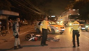 Motociclista morre atropelado por caminhão no Tabuleiro dos Martins
