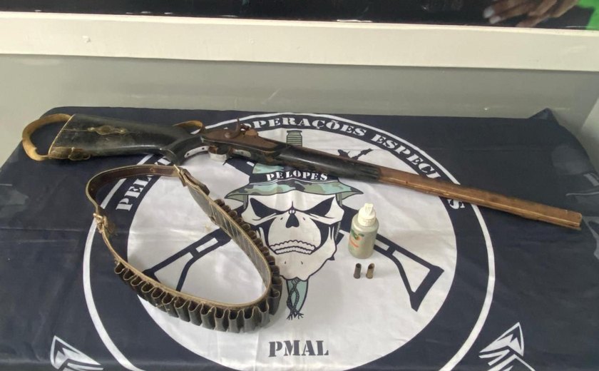PM detém suspeito de crime sexual e busca pai que ameaçou filhas com arma de fogo