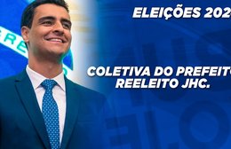 Coletiva do prefeito reeleito de Maceió, JHC