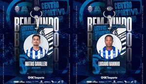 CSA contrata o atacante chileno Matías Cavalleri e o meia Luciano Naninho