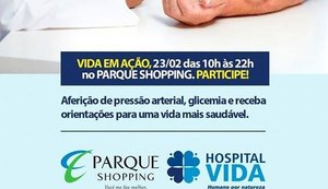 Projeto oferece testes e esclarece sobre doenças no Parque Shopping