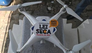 Operação Lei Seca começa a utilizar drones durante ações em Alagoas