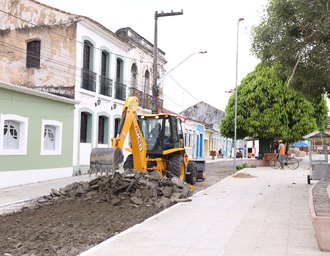 O Centro voltou a viver: prefeito Bocão inicia obras do “Revitaliza Marechal