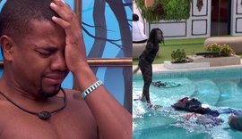 Barraco no 'BBB 24': Leidy Elin joga roupas do Davi na piscina em briga; assista o vídeo