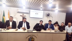 MP/AL participa de audiência pública na Câmara de Vereadores para discutir abastecimento de água e saneamento básico