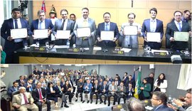 Câmara de Arapiraca vive momento histórico e homenageia autoridades alagoanas