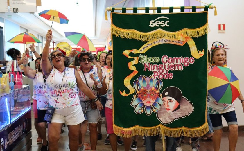 Sesc promove desfile do Bloco Comigo Ninguém Pode, em Arapiraca