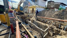 Obras de abastecimento de água e esgotamento sanitário avançam em Porto de Pedras e Milagres
