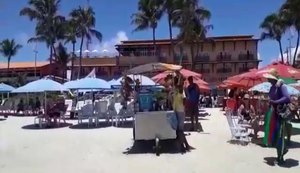 Ambulantes gravam vídeo e acusam hotel de privatizar a praia do Francês