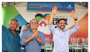 Prefeito recebe novo governador de AL para inauguração de obras em Pão de Açúcar