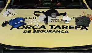 PM apreende 27 armas e mais de 15 kg de entorpecentes em uma semana