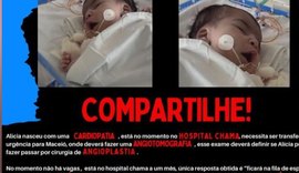 Após decisão judicial, Defensoria Pública cobra transferência de bebê cardiopata para hospital especializado