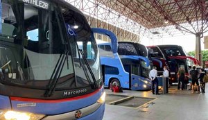 Mais de 125 mil pessoas devem passar pelo Terminal Rodoviário de Maceió