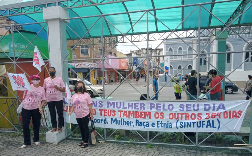 Sintufal participa de ato público em Maceió