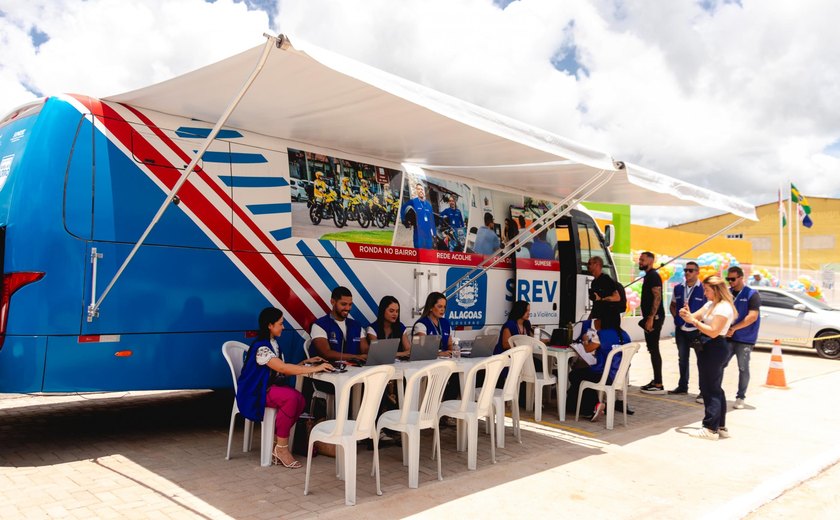 Serviços gratuitos da Seprev chegam a Piranhas com ônibus itinerante nos dias 15 e 16 de maio