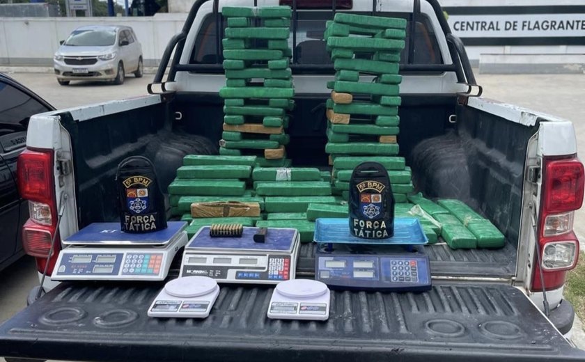 PM apreende 130 kg de drogas e quatro armas durante operação nacional de combate ao crime