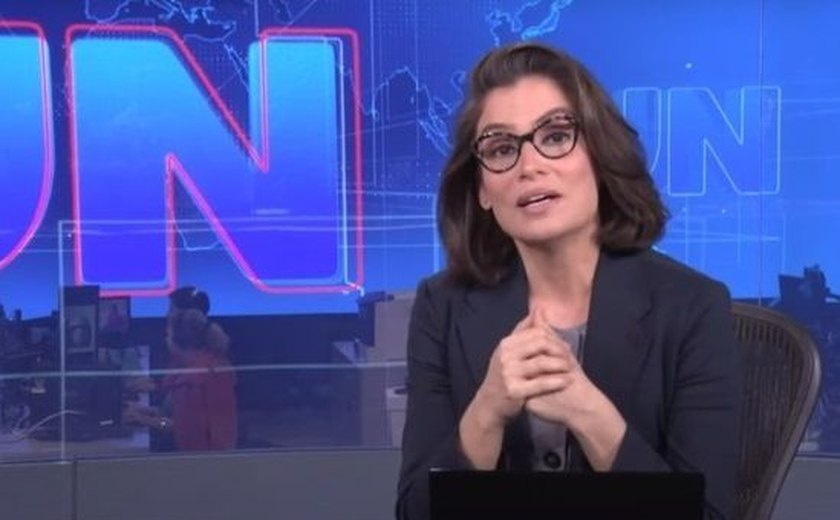 Após tosse, Renata Vasconcellos continuará afastada do Jornal Nacional