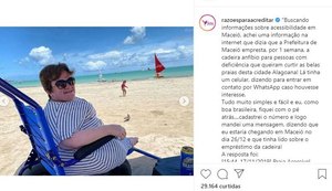 Cadeiras anfíbias promovem Maceió como destino inclusivo
