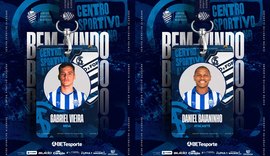 CSA anuncia contratações do meia Gabriel Vieira e do atacante Daniel Baianinho