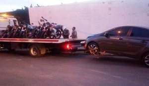 BPTran e 5º BPM realizam operação conjunta no bairro da Santa Lúcia