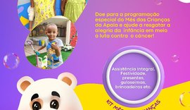Apala faz arrecadação para festa de crianças em tratamento oncológico