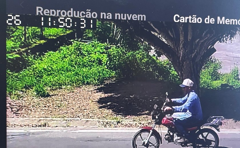 Polícia Civil divulga imagem para identificar possível suspeito de duplo homicídio em União dos Palmares