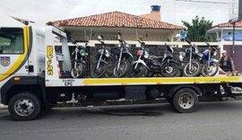 Nove veículos são recolhidos pelo Batalhão de Trânsito