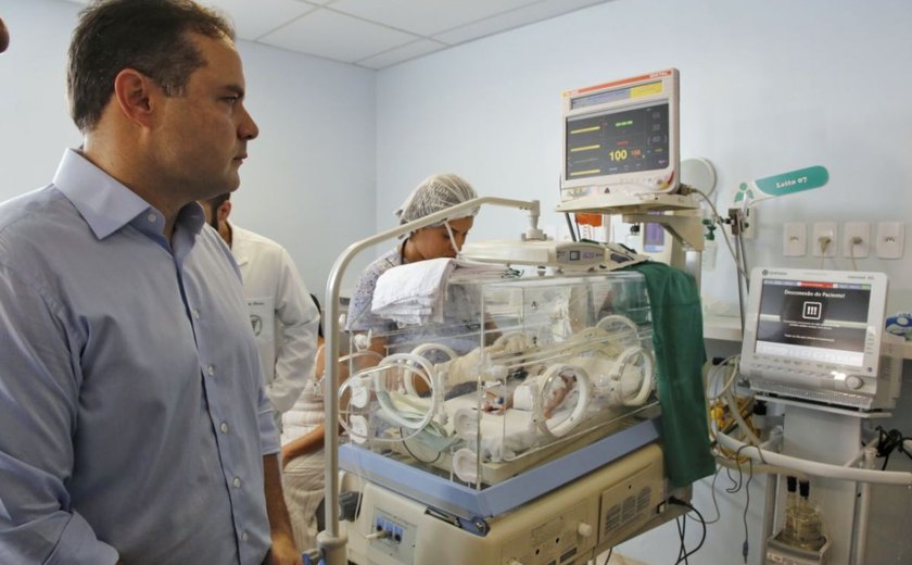 Governo de Alagoas dobra número de leitos de neonatologia na Santa Mônica