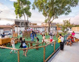 Praça Nossa Senhora de Fátima ganha nova vida no Feitosa