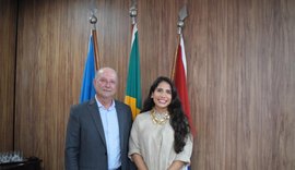 Presidente do Tribunal de Contas recebe secretárias da Seplag e CGE