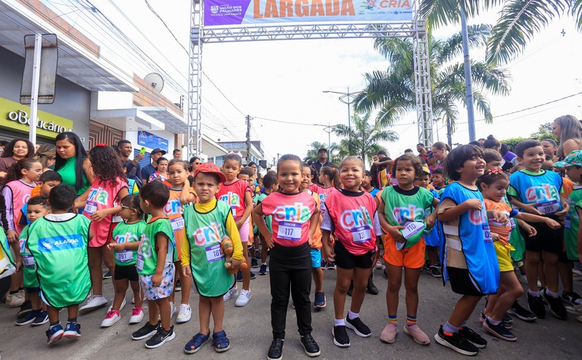 Secretaria da Primeira Infância realiza Maratoninha do Cria em União dos Palmares