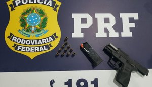 PRF prende homem por porte ilegal de arma de fogo na BR-423