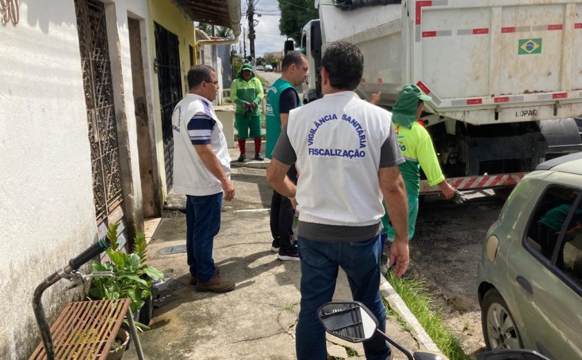 Prefeitura de Maceió retira quatro toneladas de lixo de residência na Santa Lúcia