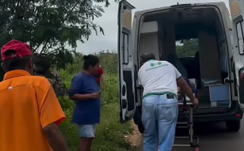 Pedestre é atropelado por caminhonete e fica ferido na AL-486, em Craíbas