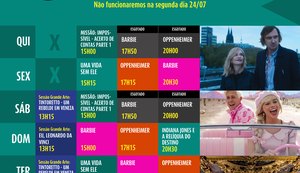 “Barbieheimer” é a grande estreia da semana no Arte Pajuçara