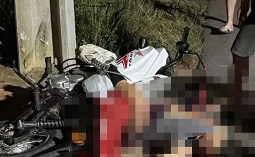 Acidente deixa motociclista morto na AL-485, entre Feira Grande e Arapiraca