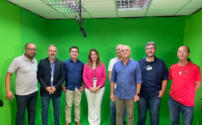 TV Cidadã recebe em suas instalações membros do Tribunal de Justiça de Alagoas