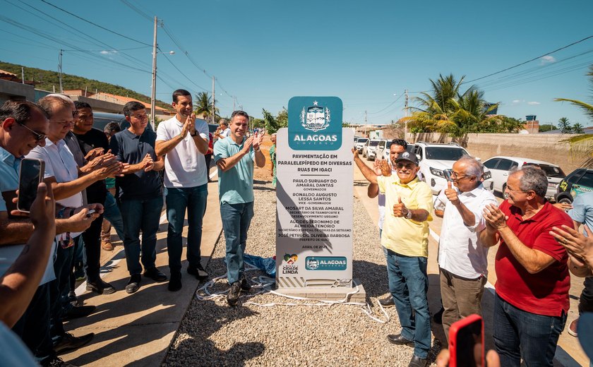 Paulo Dantas entrega vias e amplia acesso da população à água potável em Igaci