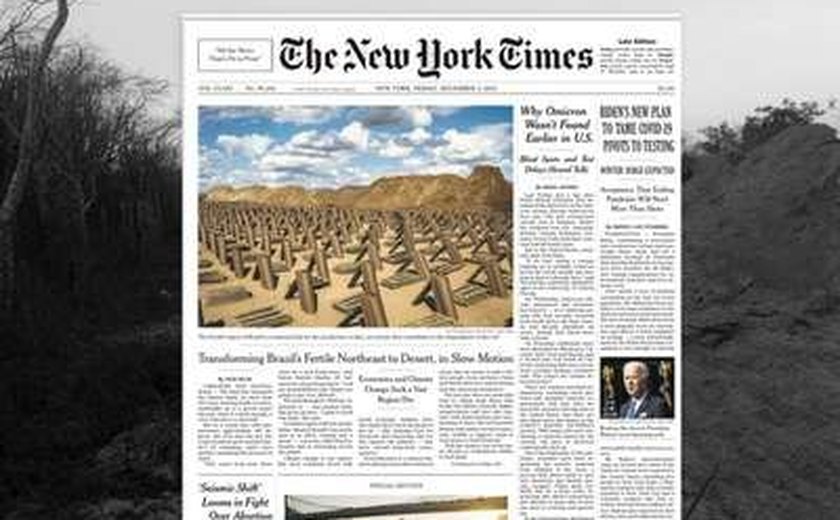 Ufal: Reportagem do The New York Times cita pesquisa do Lapis sobre desertificação