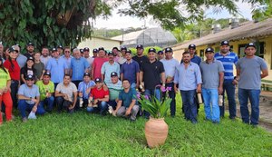 Membros de associações rurais de Viçosa/AL visitam Pindorama para conhecer os benefícios do WDG