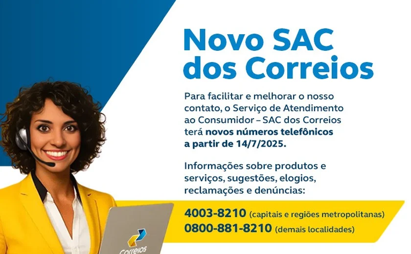 Correios implanta melhorias na central de atendimento aos usuários