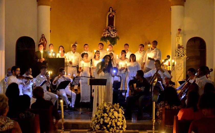 Concerto à luz de velas reúne artistas na Igreja Santa Teresinha no dia 26/12