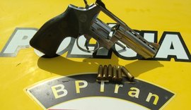 Jovem é detido por porte ilegal de arma de fogo no Tabuleiro do Martins