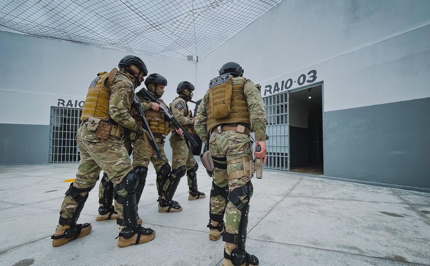 Operação para combater a comunicação ilícita nos presídios é realizada em AL