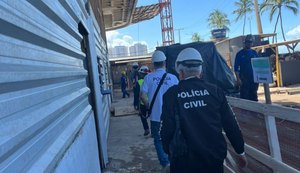 Polícia Civil investiga acidente com operários que caíram do 7º andar de prédio em obras